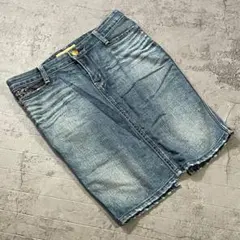 【LEVI'S LADY STYLE GOLD】（S）金ボタン デニム スカート