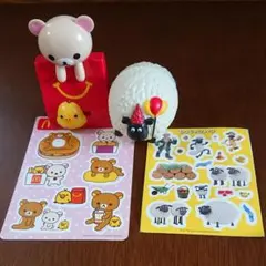 ひつじのジョージ  コリラックマ と キイロイトリ