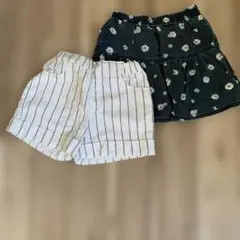 キッズ用ショートパンツ2点セット