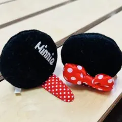 美品♡ミニーマウス 耳付きピン