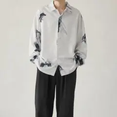 NILWAY 花柄オーバーサイズシャツ