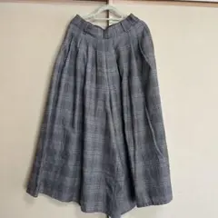 チェック柄 ガウチョパンツ Mサイズ