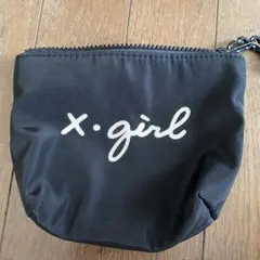 x-girl ブラック ポーチのサムネイル