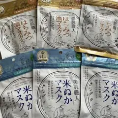 クリアターン 美肌職人 シートマスク はちみつ 米ぬか 6個セットのサムネイル