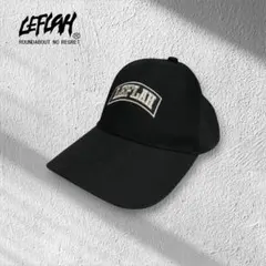 LEFLAHレフラーベースボールキャップスナップバック帽子ユニセックスブラック黒