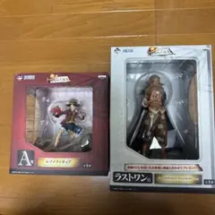一番くじワンピースフィギュア シャンクス、ルフィ
