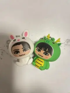 神谷健太　着ぐるみキーホルダー　辰　うさぎ　セット