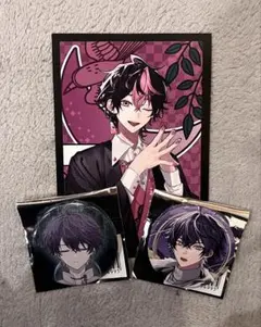 シクフォニ 第15弾 缶バッジ いるま お正月 ポストカード LAN セット