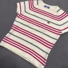 BURBERRY BLUE LABEL 半袖ニット 38