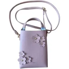 【極美品】エムズグレイシー お花モチーフ ショルダー バッグ2WAY ピンクのサムネイル