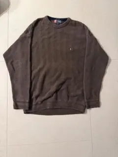 CHAPS RALPH LAUREN ブラウンニットセーター M