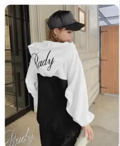 Rady フリースセットアップ ホワイト/ブラック