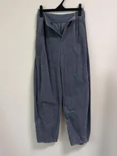 GU コーデュロイ パンツ ブルー S 352196