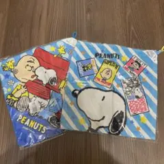 スヌーピー　PEANUTS ループ付タオル 2枚セット