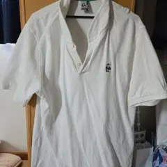 CHUMS ショールカラー ポロシャツXLサイズ　ホワイト