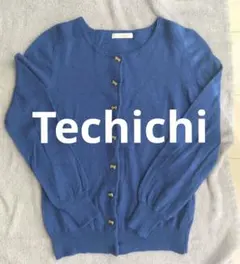 テチチ カーディガン リボンボタン