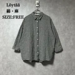 美品 Loytaa チェック柄 シャツ トップス　ロユタ