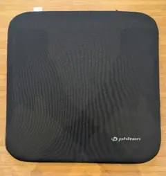 phiten アクアチタン クッション 座布団 45×45cm ブラック