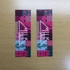 M!LK サクラステージ　コラボステッカー2枚セット