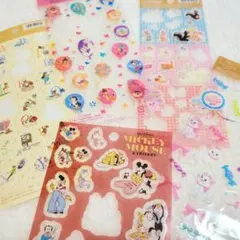 Disney シール5種類セット 平成 ディズニー