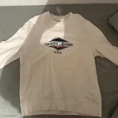 GUESS JEANS ホワイト スウェット