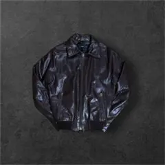vintage leather jacket A2 G1 短丈 本革 牛革