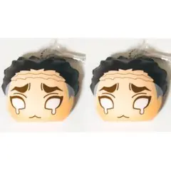 新品★鬼滅の刃【悲鳴嶼行冥】ふかふかスクイーズパン★第3弾★2点セット