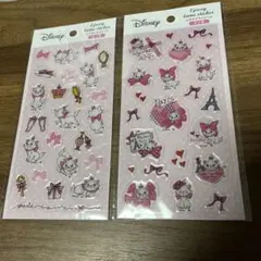 Disney マリーちゃん　シール2セット　　セリア