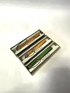 【極美品・箱付】GUCCI グッチ 携帯ストラップ インターロッキングG レザーのサムネイル