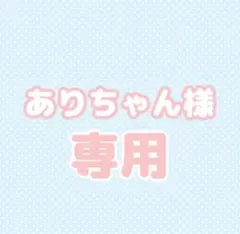 ありちゃん様専用ページです