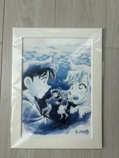 【新品未開封】 名探偵コナン 黒鉄の魚影 複製原画 全サ 青山剛昌先生描き下ろし 名探偵コナン 複製原画 黒鉄の魚影 全サ 青山剛昌先生描き下ろし