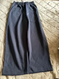 【新品未使用】UNIQLO C ネイビー　 スウェットワイドパンツ　XSサイズ