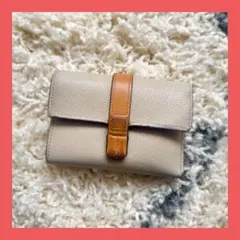 【送料無料】ロエベ バーティカルウォレット スモール 三つ折り財布