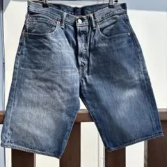 リーバイス　ブルー デニムショートパンツのサムネイル