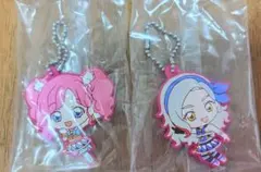 アイカツ！×プリパラ　カプセルラバーマスコット　天羽まどか　黒沢凛