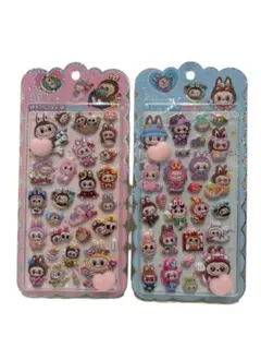 海外製　ラブブ　おしりシール　ぷにぷにシール　シール帳