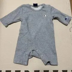 Champion チャンピオン グレー ロンパース 70