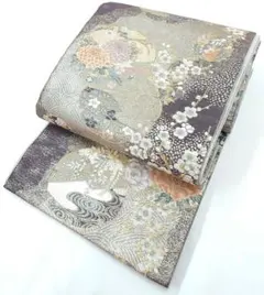 FN12144m 着物 正絹 袋帯 六通柄