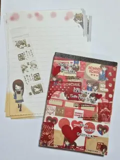 一期一会 恋 まとめ売り 平成レトロ メモ帳 便箋 シール