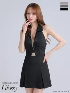 Robe de Fleurs ブラック グロッシードレスMサイズ