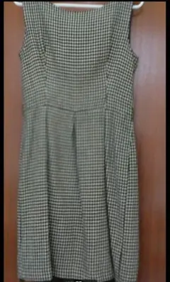 袖なし　ワンピース　11号　チェック