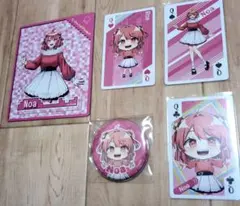 カラフルピーチ　のあ　マグネット・カード・バッジセット