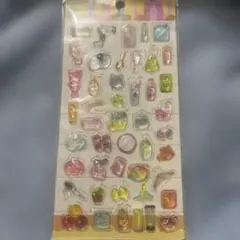 カラフル透明シールセット ボンボンドロップシール