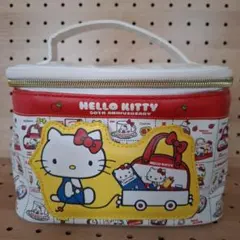 ハローキティ 　バニティバッグ 　仕切り付き