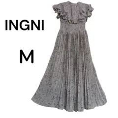 ✨INGNI ✨フリル付きロングワンピース M