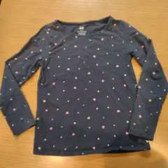 H&M オーガニックコットン 長袖カットソー 122/128