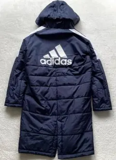 はっさく処分前セール中　様専用【adidas】ベンチコート ネイビー 160cm