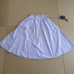 水色フレアスカート 約80cm丈のサムネイル