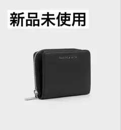 【即購入OK】CHARLES&KEITH ジップアラウンドスモールウォレット 黒