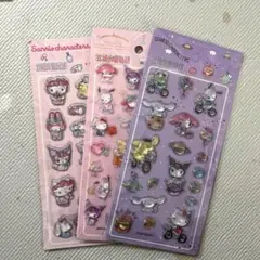 サンリオ　キティ　クロミ　マイメロ　ポチャッコ　ポムポムプリン　3枚セット